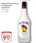 Aktuelle Rum Angebote bei GLOBUS in Duisburg Aktuelles Malibu Karibischer Rum mit Kokosnussgeschmack Angebot bei GLOBUS in Duisburg ab 9,99 €