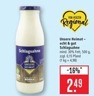 Schlagsahne Angebote von Unsere Heimat bei Marktkauf Waiblingen für 2,49 €