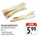 Aktuelles Spargel weiß/violett Angebot bei EDEKA in Dresden ab 5,99 €