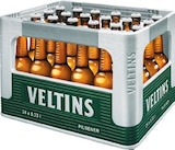 Veltins Pilsener, Radler oder Alkoholfrei 0,0% bei Getränke Hoffmann im Schellhorn Prospekt für 12,99 €