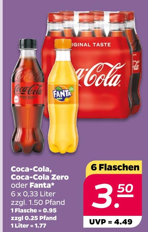Coca-Cola. Coca-Cola Zero oder Fanta