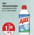 Allzweckreiniger von Ajax im aktuellen V-Markt Prospekt