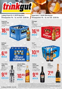 Bier im Trinkgut Prospekt "Aktuelle Angebote" mit 4 Seiten (Freising)