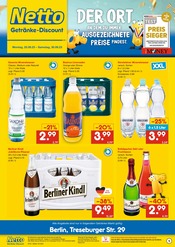 Getränke Angebot im Netto Marken-Discount Prospekt, gültig von 25.09.2023 bis 30.09.2023 Getränke Angebot im aktuellen Netto Marken-Discount Prospekt auf Seite 1