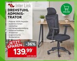 Drehstuhl Administrator im Angebot bei Marktkauf in Ludwigsburg Drehstuhl Administrator Angebote von Inter Link bei Marktkauf Ludwigsburg für 139,99 €