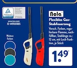 Flexibles Gas-Stabfeuerzeug im ALDI SÜD Prospekt Flexibles Gas-Stabfeuerzeug von Nola im aktuellen ALDI SÜD Prospekt für 1,49 €