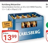 Weizenbier von Karlsberg im aktuellen GLOBUS Prospekt