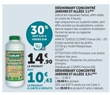 Désherbant Concentré Jardins et Allées 1 L à 10,43 € dans le catalogue Super U