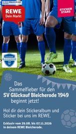REWE Discounter Prospekt der aktuellen Woche mit 30 Seiten, gültig von 31.08.2026 bis 05.09.2026, in Bleicherode und Umgebung Aktueller REWE Discounter Prospekt in Bleicherode und Umgebung, "Dein Markt" mit 30 Seiten, 31.08.2026 - 05.09.2026