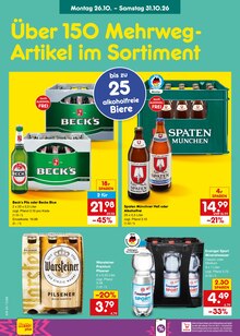 Wasser im Netto Marken-Discount Prospekt "Aktuelle Angebote" mit 70 Seiten (Freiburg (Breisgau))