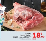 Agneau BBC : gigot à rôtir - Filière U - U Express à Pau Agneau BBC : gigot à rôtir - Filière U en promo chez U Express Pau à 18,90 €
