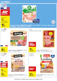 Offre Lardons dans le catalogue Carrefour du moment à la page 38