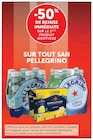-50% de remise immédiate sur le 2ème produit identique sur tout san pellegrino - SAN PELLEGRINO dans le catalogue U Express