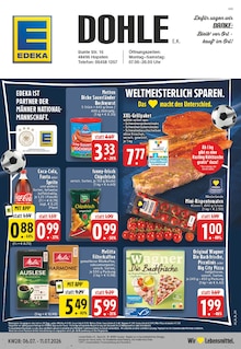 Aktueller EDEKA Prospekt (Hopsten, 24 Seiten zum blättern EDEKA Prospekt Aktuelle Angebote mit 24 Seiten