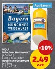 Münchner Weisswurst im Penny Prospekt Münchner Weisswurst von Wolf im aktuellen Penny Prospekt für 2,49 €