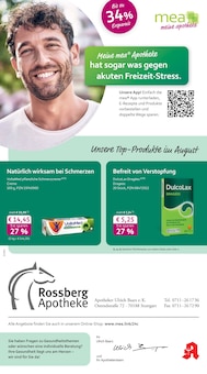 Aktueller mea - meine apotheke Prospekt "Unsere August-Angebote" für Stuttgart Aktueller mea - meine apotheke Prospekt für Stuttgart mit Seiten