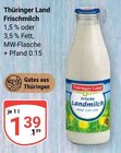 Frischmilch 1,5 % Fett im Angebot bei GLOBUS in Gera Frischmilch 1,5 % Fett Angebote von Thüringer Land bei GLOBUS Gera für 1,39 €