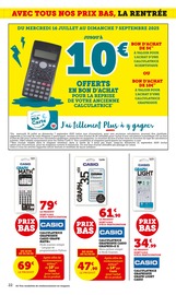 Calculatrice Angebote im Prospekt "LES PRIX BAS Spécial rentrée" von Hyper U auf Seite 22