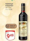 Kräuterlikör im Angebot bei GLOBUS in Zwickau Kräuterlikör Angebote von Radeberger bei GLOBUS Zwickau für 9,49 €