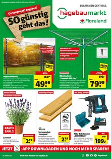 Aktueller Hagebaumarkt Prospekt "SO günstig geht das!" Aktueller Hagebaumarkt Prospekt