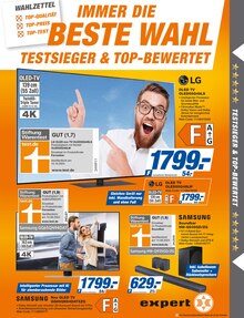 Fernseher im expert Prospekt "Top Angebote" mit 16 Seiten (Lahr (Schwarzwald))