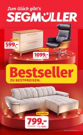 Segmüller Möbel & Einrichtung Prospekt der aktuellen Woche mit 38 Seiten, gültig von 05.09.2026 bis 17.09.2026, in Weilrod und Umgebung Aktueller Segmüller Möbel & Einrichtung Prospekt in Weilrod und Umgebung, "Zum Glück gibt’s Segmüller - Bestseller zu Bestpreisen" mit 38 Seiten, 05.09.2026 - 17.09.2026