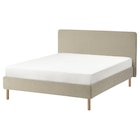 Aktuelle Bett Angebote bei IKEA in Aachen Aktuelles Bettgestell, gepolstert Kelinge beige/Luröy 180x200 cm Angebot bei IKEA in Aachen ab 265,20 €