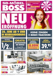 SB Möbel Boss Prospekt für Neubrandenburg: "NEUERÖFFNUNG", 24 Seiten, 28.06.2024 - 29.06.2024