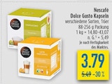 Aktuelles Dolce Gusto Kapseln Angebot bei diska in Erlangen ab 3,79 €