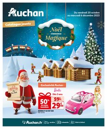Prospectus Auchan Hypermarché de la semaine "Noël s'annonce Magique" avec 1 pages, valide du 20/10/2023 au 06/12/2023 pour Taverny et alentours