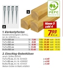 Vierkantpfosten im Angebot bei toom Baumarkt in Koblenz Vierkantpfosten Angebote bei toom Baumarkt Koblenz für 4,49 €