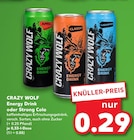 Aktuelles Energy Drink oder Strong Cola Angebot bei Kaufland in Monheim (Rhein) ab 0,29 €