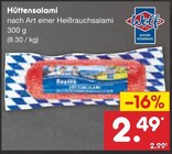 Hüttensalami von Wolf für 2,49 € bei Netto Marken-Discount im Angebot Hüttensalami von Wolf im aktuellen Netto Marken-Discount Prospekt