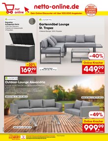 Gartenmöbel im Netto Marken-Discount Prospekt "Aktuelle Angebote" mit 65 Seiten (Rostock)