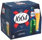 Bière Blonde - 1664 en promo chez Supermarchés Match Villeneuve-d'Ascq à 3,90 €