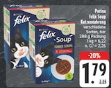 Aktuelle Katzenfutter Angebote bei EDEKA in Leipzig Aktuelles felix Soup Katzennahrung Angebot bei EDEKA in Leipzig ab 1,79 €