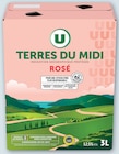 Terres du Midi IGP Rosé à Super U dans Sainte-Honorine-la-Chardonne