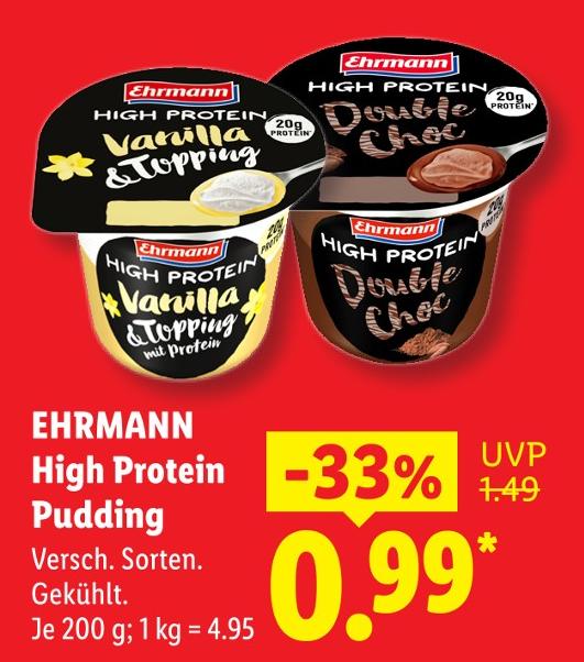 High Protein Pudding Double Choc