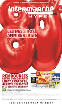 Prospectus Intermarché en cours, "LE TRÈS GROS ANNIVERSAIRE", page 1 sur 52