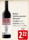 Spätburgunder Rotwein bei E center im Schwanau Prospekt für 2,22 €