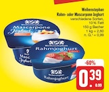 Aktuelles Rahm- oder Mascarpone Joghurt Angebot bei EDEKA in Chemnitz ab 0,39 €