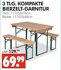 KOMPAKTE BIERZELT-GARNITUR im Angebot bei Wreesmann in Cottbus KOMPAKTE BIERZELT-GARNITUR Angebote bei Wreesmann Cottbus für 69,99 €
