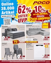 Aktueller POCO Möbel & Einrichtung Prospekt in Jemgum und Umgebung, "10% auf alle Artikel, die in den POCO-SHOPPER passen..." mit 26 Seiten, 30.05.2025 - 06.06.2025