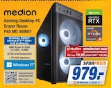 Gaming-Desktop-PC Erazer Recon P45 MD 340057 Angebote von Medion bei expert Pinneberg für 979,00 €
