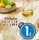 Trinkglas bei TEDi im Burgwerben Prospekt für 1,00 €