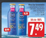 Sun Schutz & Pflege LSF 30 Angebote von Nivea bei E center Suhl für 7,49 €