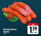 Neuwürschnitzer Knacker bei EDEKA im Sayda Prospekt für 1,39 €