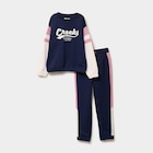 Ensemble jogging sweat et pantalon coton bleu marine fille à La Halle dans Malauzat Ensemble jogging sweat et pantalon coton bleu marine fille à La Halle dans Malauzat