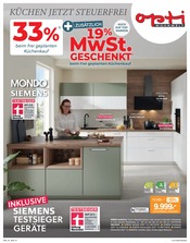 Opti-Wohnwelt Möbel & Einrichtung Prospekt der aktuellen Woche mit 7 Seiten, gültig von 27.08.2026 bis 19.09.2026, in Poppenhausen und Umgebung Aktueller Opti-Wohnwelt Möbel & Einrichtung Prospekt in Poppenhausen und Umgebung, "Küchen jetzt Steuerfrei" mit 7 Seiten, 27.08.2026 - 19.09.2026