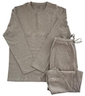 Pyjama long waffle homme - TEX en promo chez Carrefour Pyjama long waffle homme - TEX dans le catalogue Carrefour